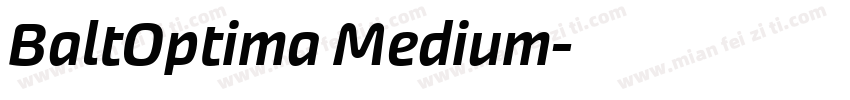 BaltOptima Medium字体转换